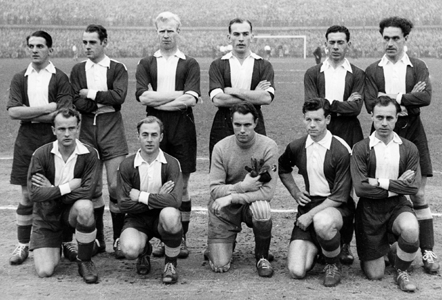 Det første Cupfinalelaget i 1945