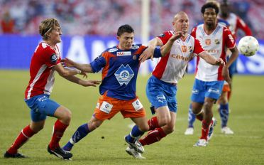 Rikard Nilsson, Kasey Wehrman og Pablo Herrera Barrantes Lyn-AaFK 2009